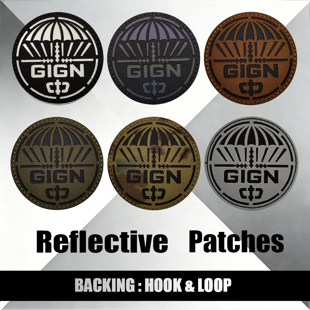 Sewing Jackets - Parches Tácticos GIGN de Francia, Parche