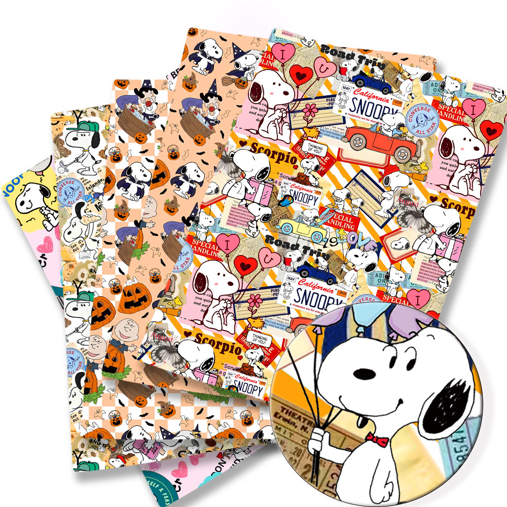 Sewing In Textile - Tela de Snoopy de TAKARA TOMY,
