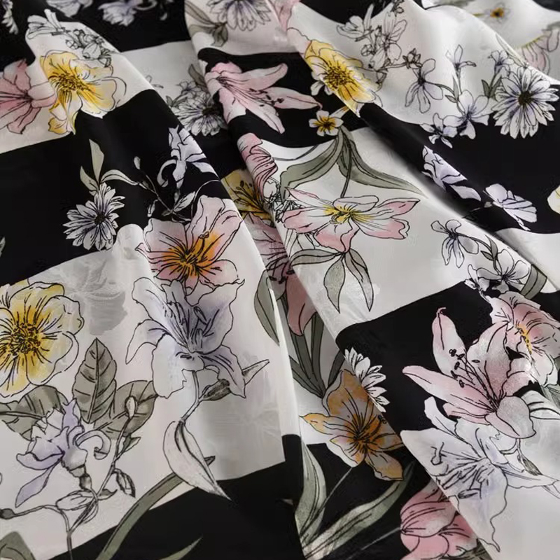 Sewing Jackets - Tela de algodón con estampado Floral,