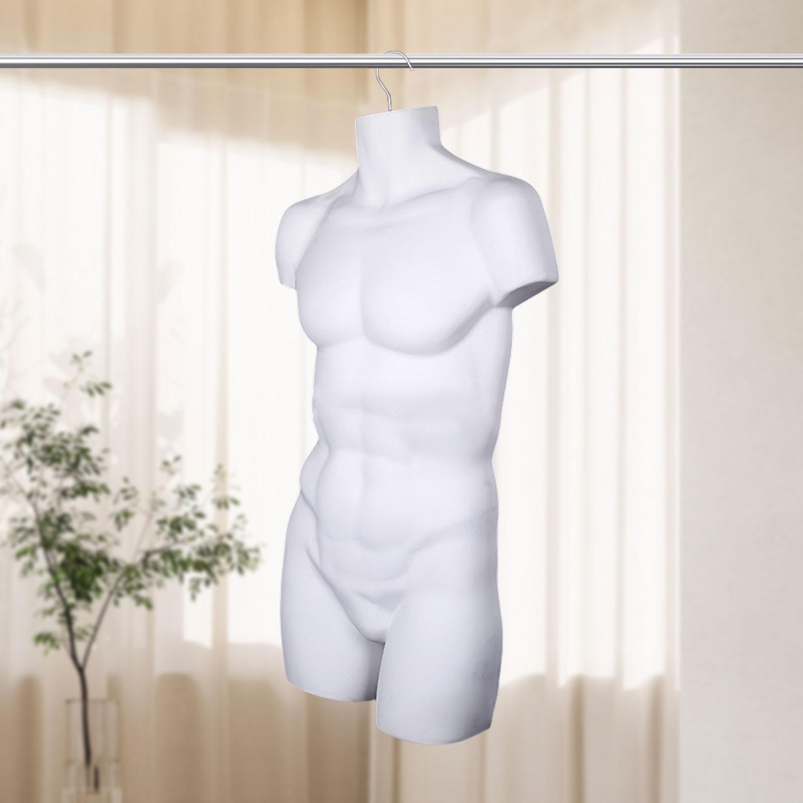 Dress Form Mannequin - Colgador de maniquí masculino, soporte para