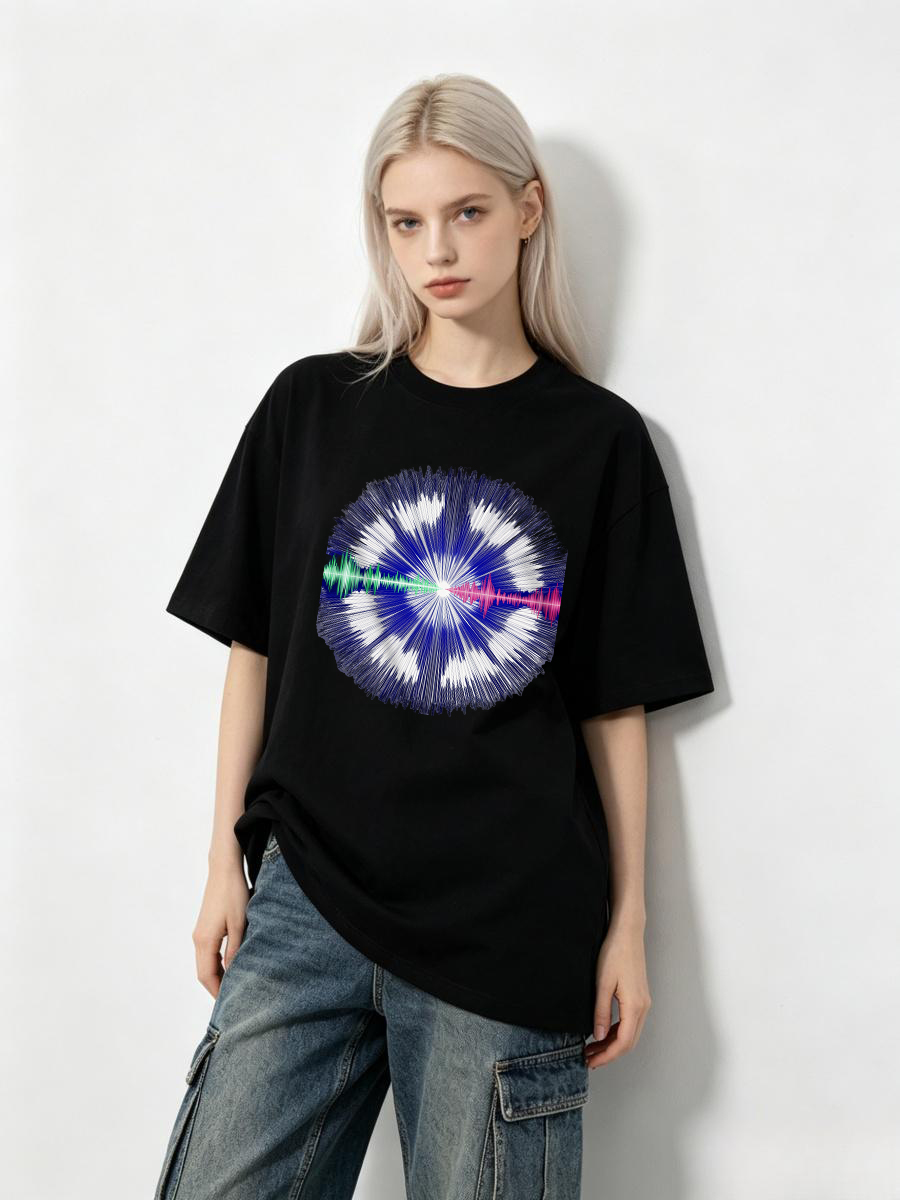 Sewing Thread In Textile - Camisetas para mujer con patrón de
