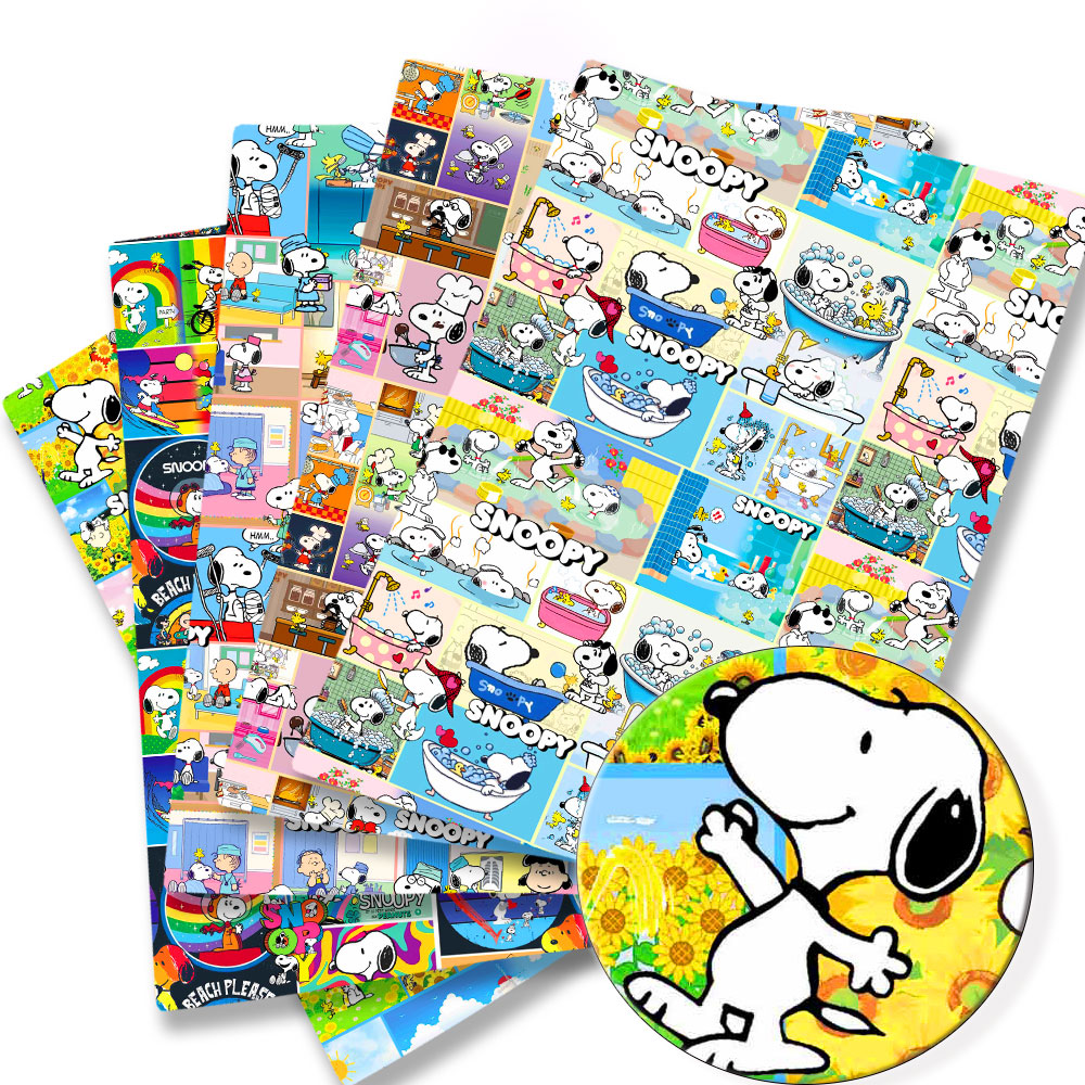 Sewing In Textile - Tela TAKARA TOMY Snoopy 140x50CM, Tela