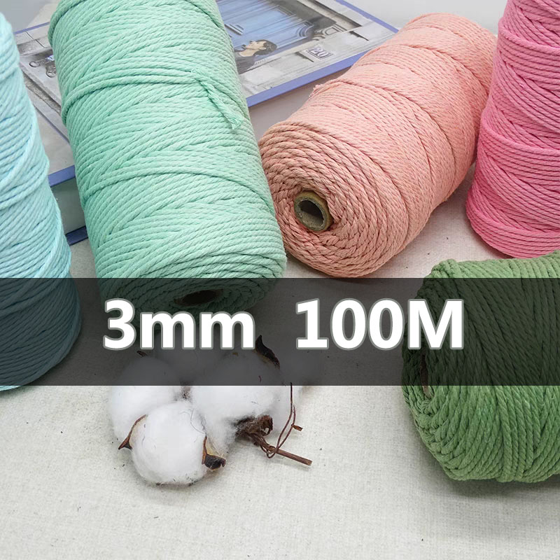 Sewing Thread In Textile - Cordón de macramé de 3mm y