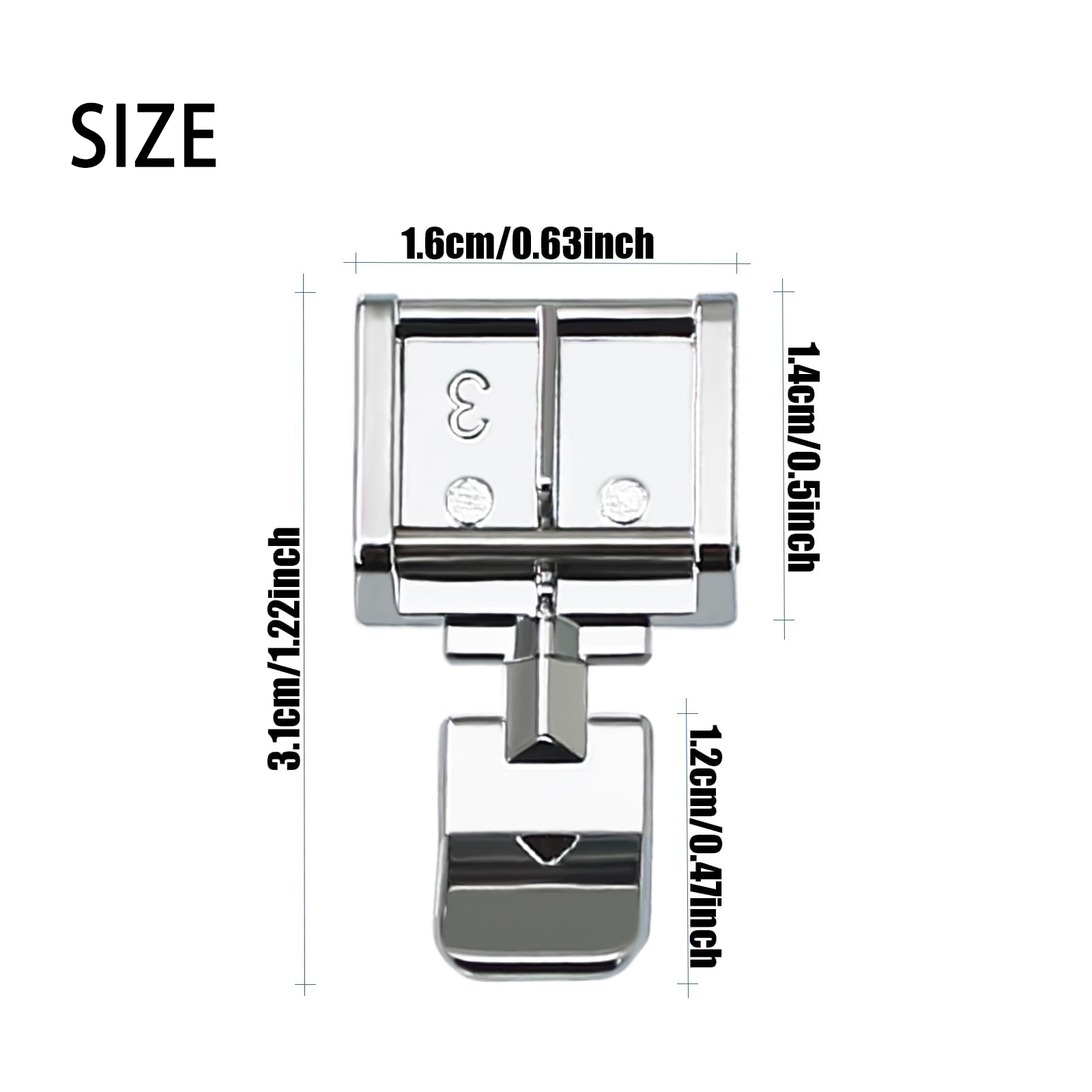 2 Piezas # 006905008 Prensatel - Zipper Foot Presser reseña y precio