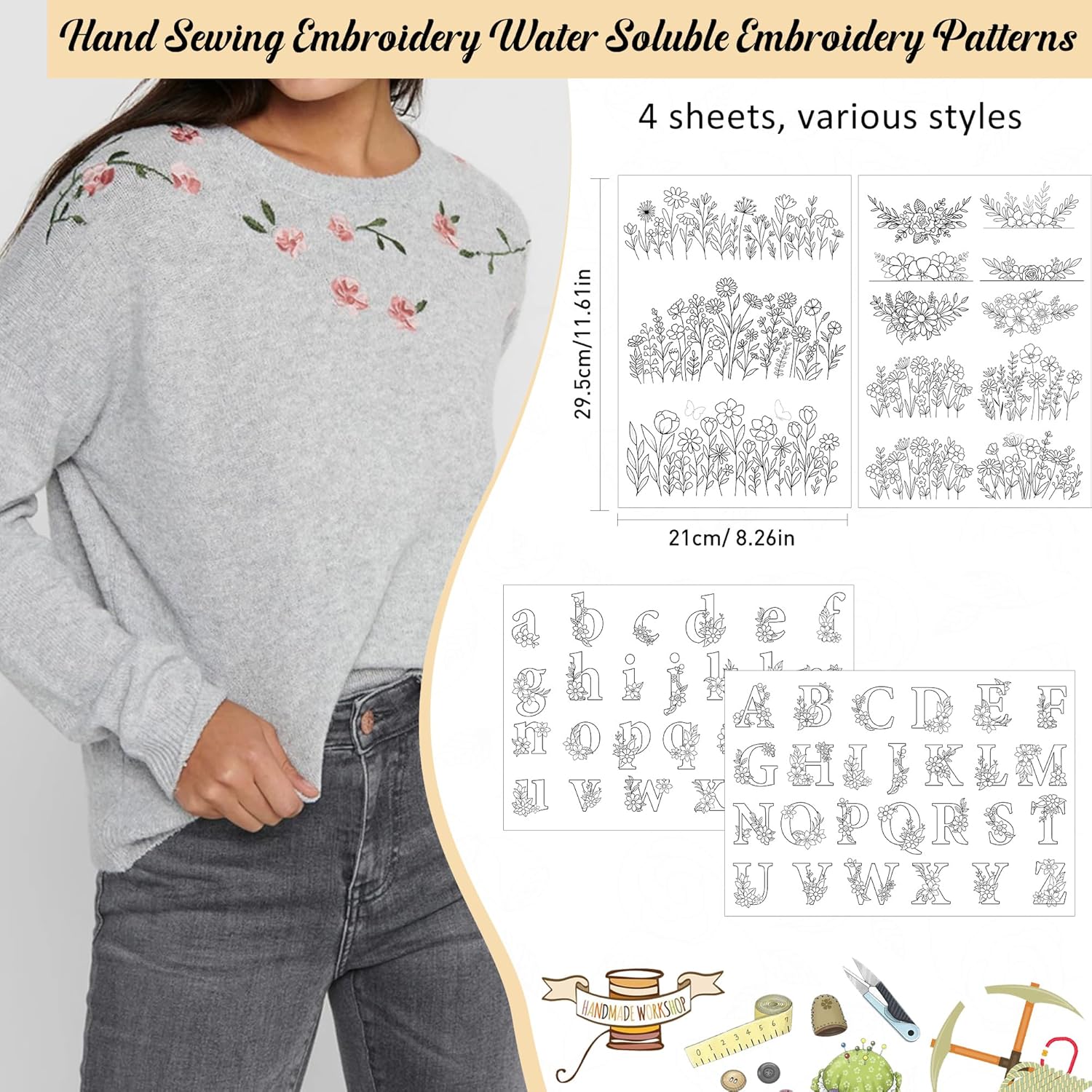 Papel de transferencia soluble - Textile Sewing Patterns reseña y precio
