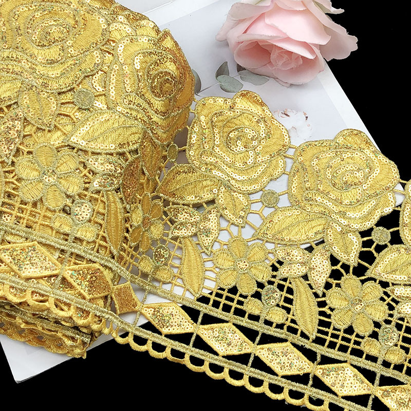 Adorno de encaje de lentejuela - Textile And Sewing Supply reseña y precio