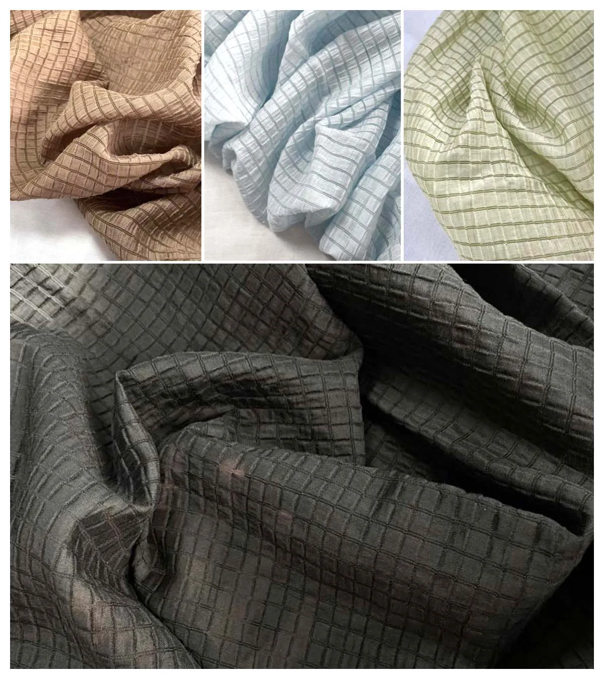 Tela a cuadros de color amaril - Textile And Sewing Materials reseña y precio