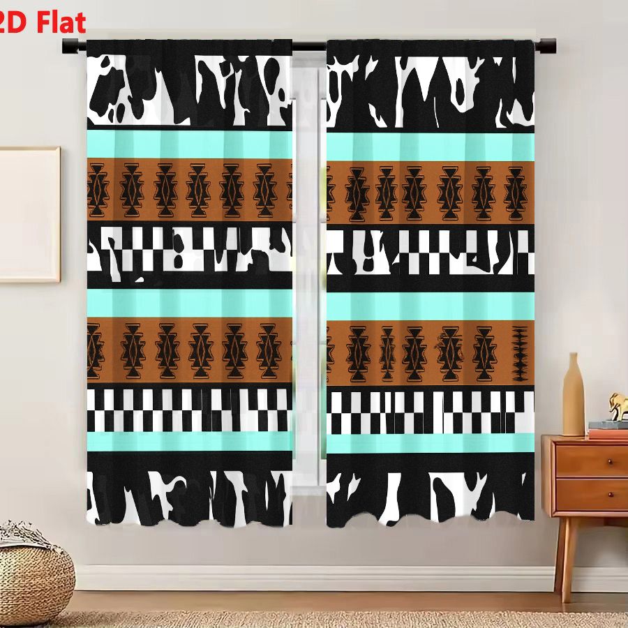 2 Cortinas con Patrón Tribal A - Century Textile & Sewing Supply Saskatoon Sk reseña y precio