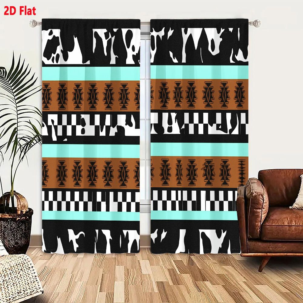 2 Cortinas con Patrón Tribal A - Century Textile & Sewing Supply Saskatoon Sk reseña y precio