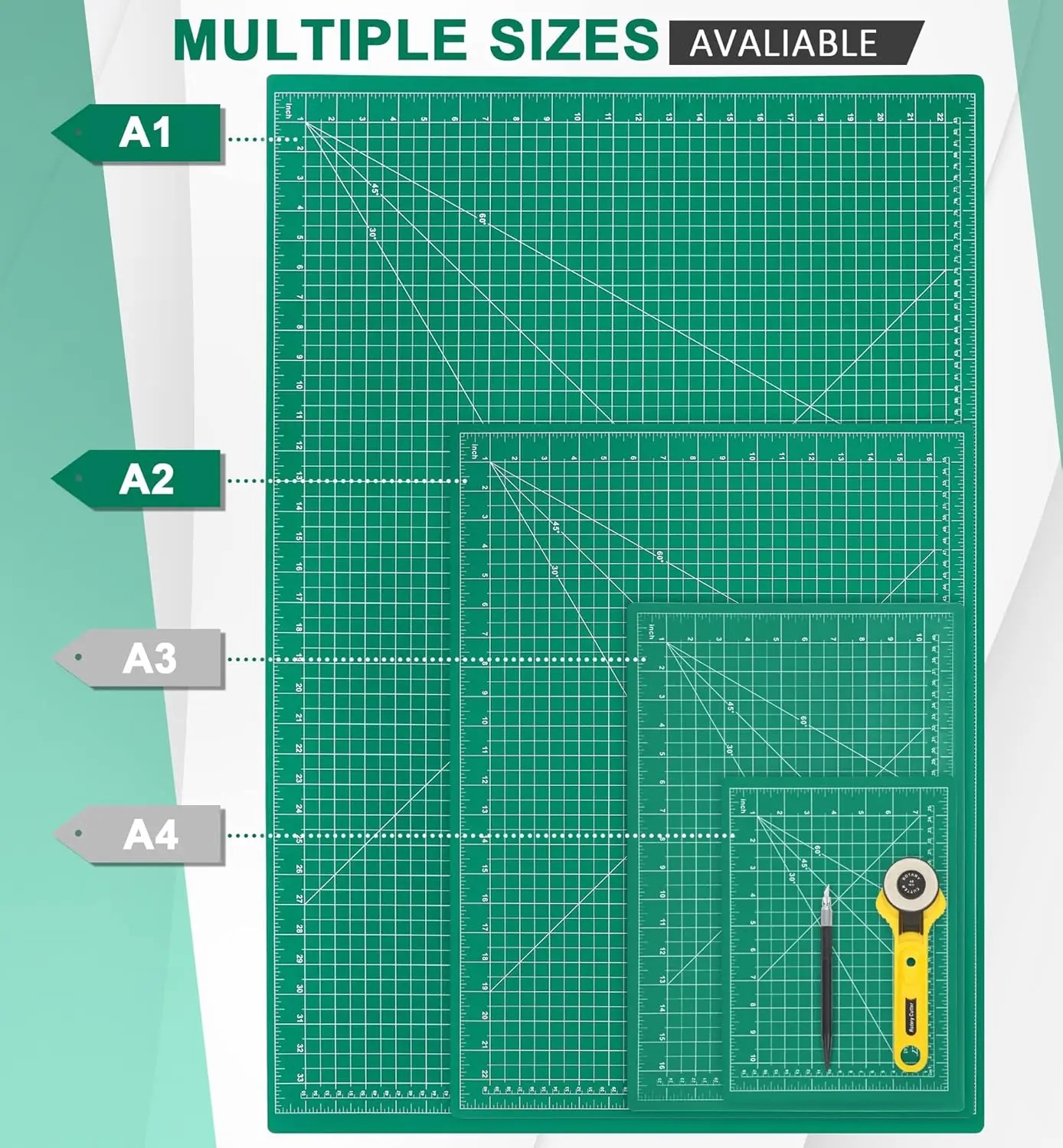 Tapete de corte de PVC A2 A3 A - Cutting Mat Self Heal reseña y precio