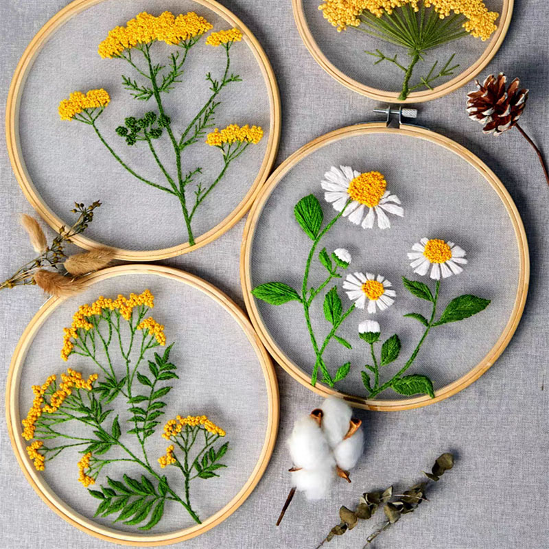 Juego de bordado DIY, Kit de I - Textile Sewing Patterns reseña y precio