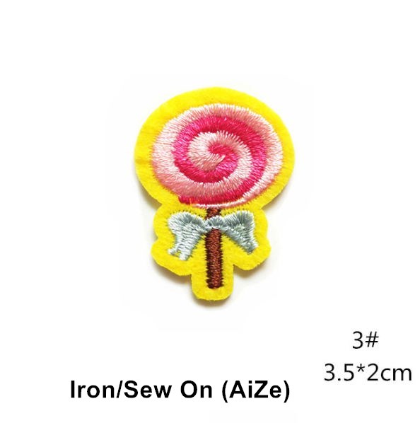 Parche bordado de pastel de fr - Sewing Id reseña y precio