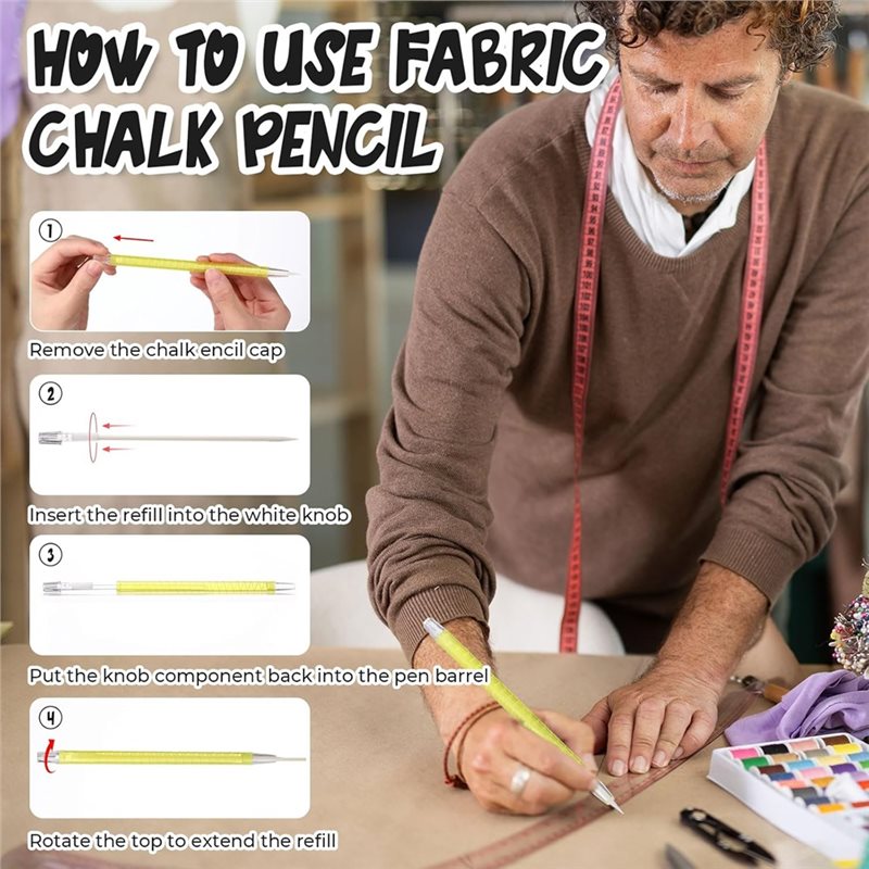 Marcadores de tela blancos rec - Tailor Chalk Marker reseña y precio