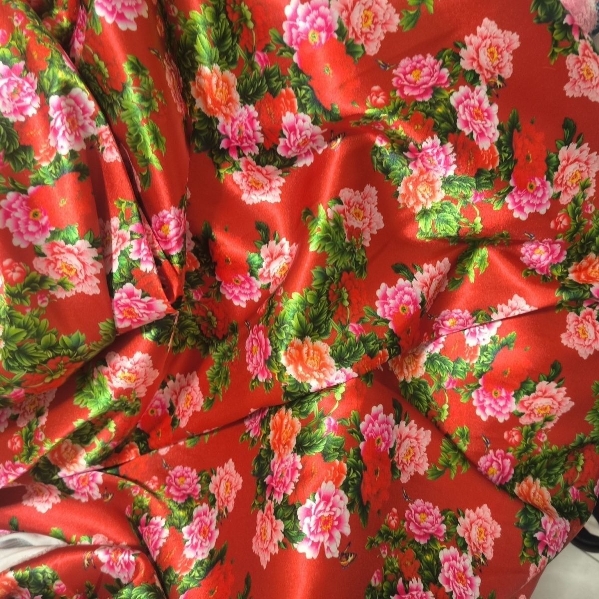Tela satinada de acetato con e - Sewing In Textile reseña y precio