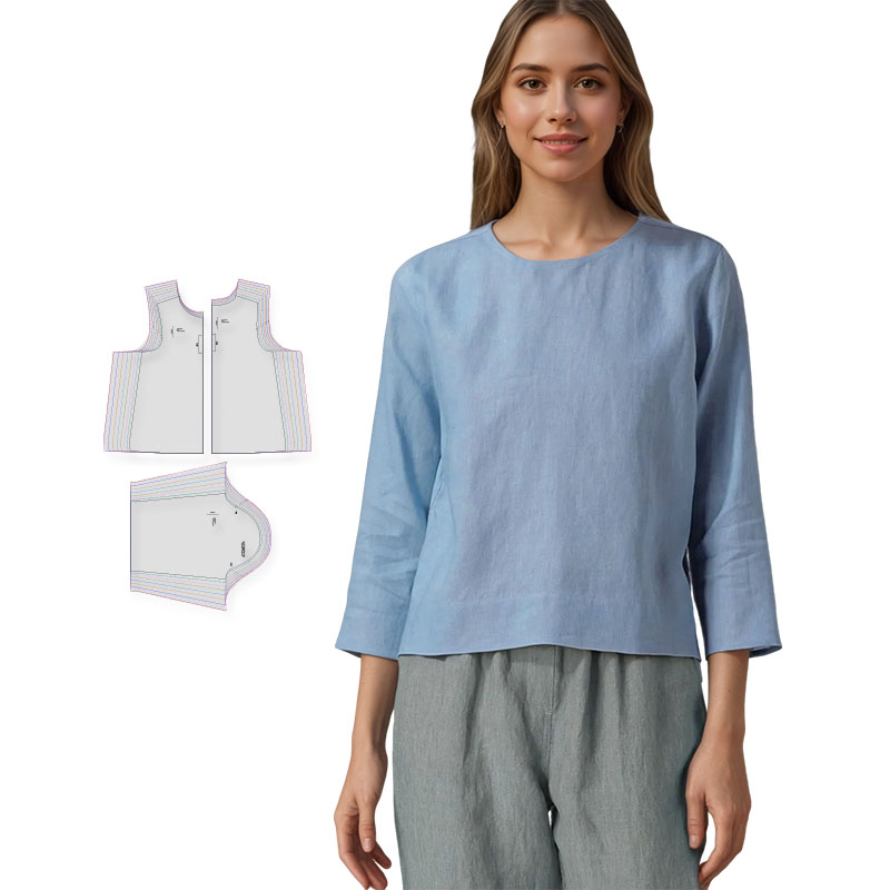 Patrones de costura para blusa - Textile Sewing Patterns reseña y precio