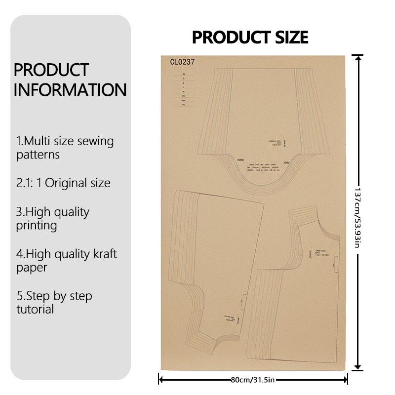 Patrones de costura para blusa - Textile Sewing Patterns reseña y precio